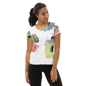 NOUHA TOUCH All-Over Print Women's Athletic T-shirt